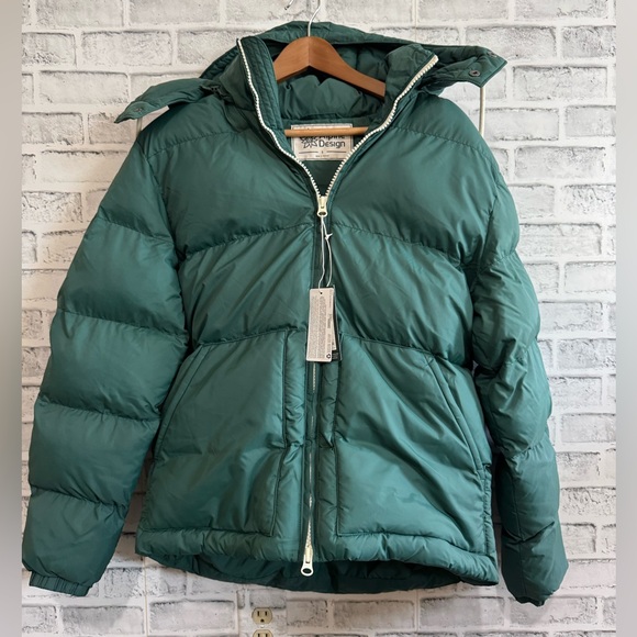 NWT! Men’s Alpine Design green puffer full zip jacket MSRP $128 Size Large - Picture 2 of 6